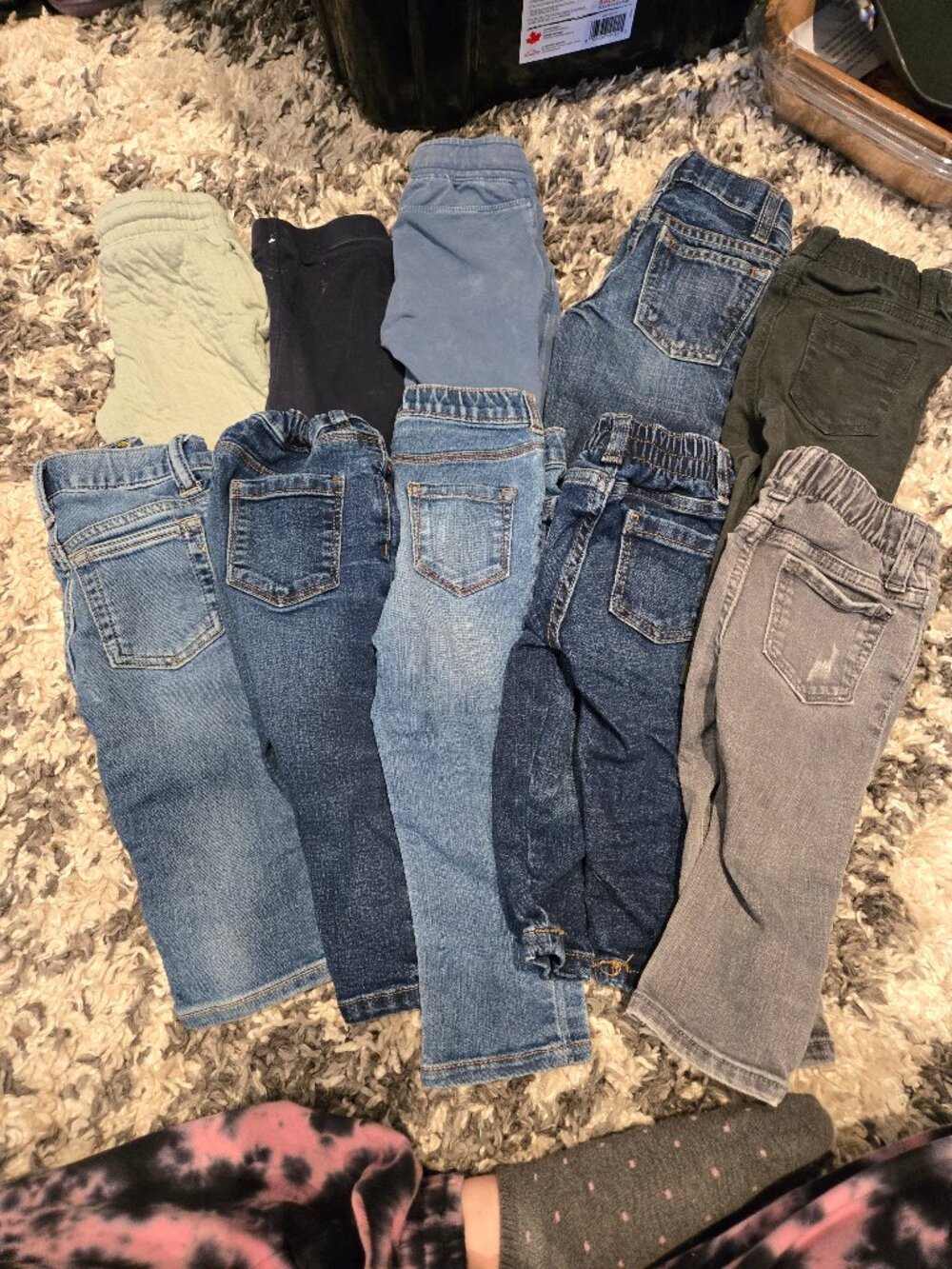 Mixed Brands Boys Toddler Denim & Pant Bundle | Size 12-18M | Multicolor